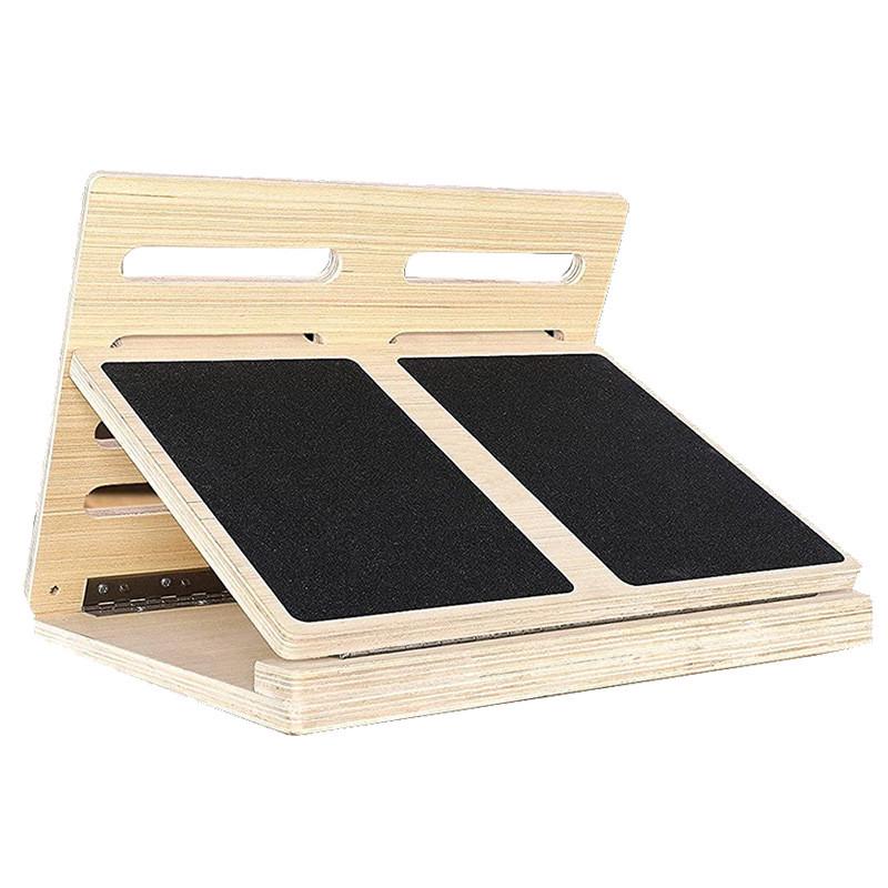 木质拉筋板家用肌肉抻筋器踏斜站立式踏板健身运动折叠器拉筋板