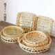 手工竹编制品小竹篮装 馒头收纳筐簸箕竹编蒸笼家用水果小架子竹