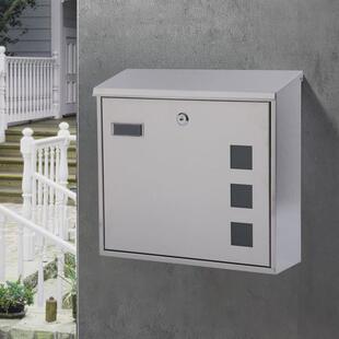 S*信箱室外别墅防雨家用信报箱挂墙创意壁挂式大号复古邮箱邮筒铝