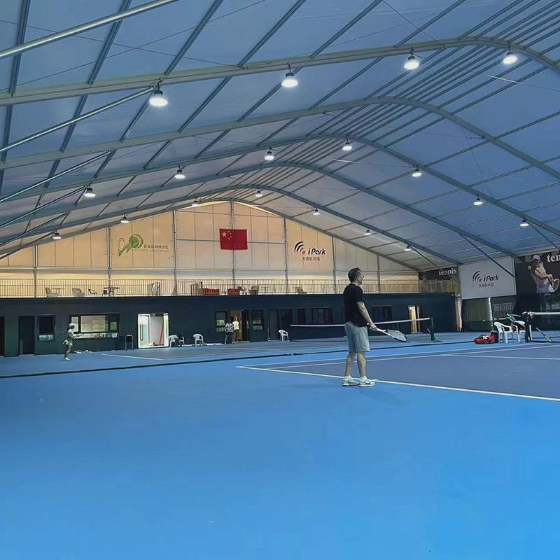 热销铝合体育篷房大型羽毛球体育场馆篷房大型户外运动活动赛事篷