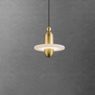 创意简约现代设计师轻奢单头时尚吧台小卧室床头云石灯具餐厅吊灯