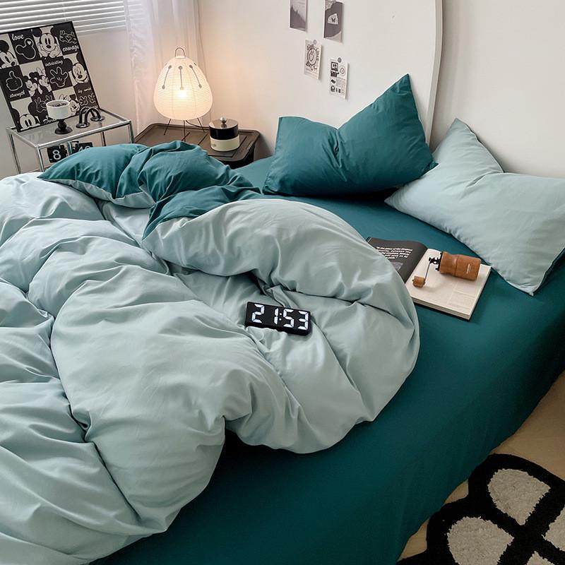 四件套床单被套简约被罩纯色学生宿舍水洗棉3三件套床笠床上用品4,床上用品,床品套件/四件套/多件套,淘宝优惠券,粉丝福利购,淘宝优惠卷