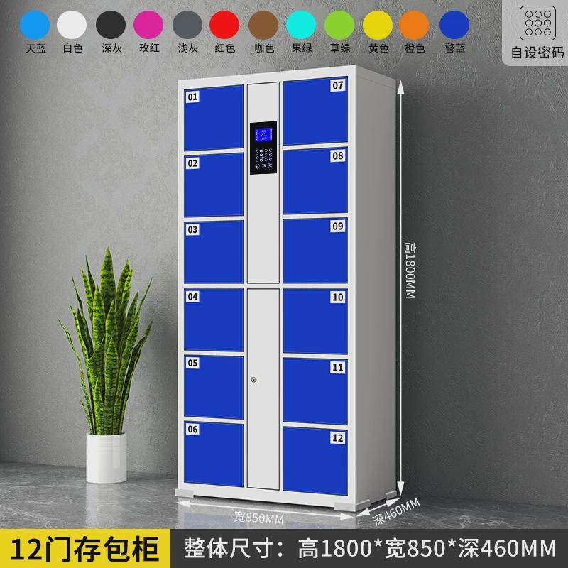 电子存包柜拆装可子储物柜智能手机指纹解锁密码商场超市寄存柜
