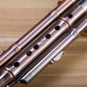 镀青铜古铜金属拉丝葫芦丝降b调专业c调演奏初学乐器配盒子挂件