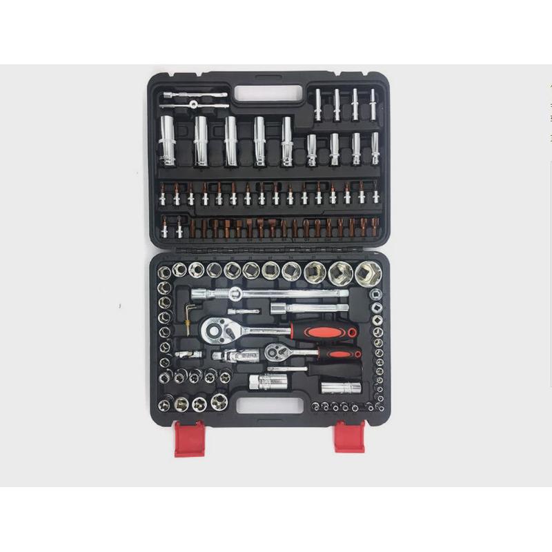 108件套套筒扳手套装汽修工具套筒套装套头板扳手棘轮万用工具箱