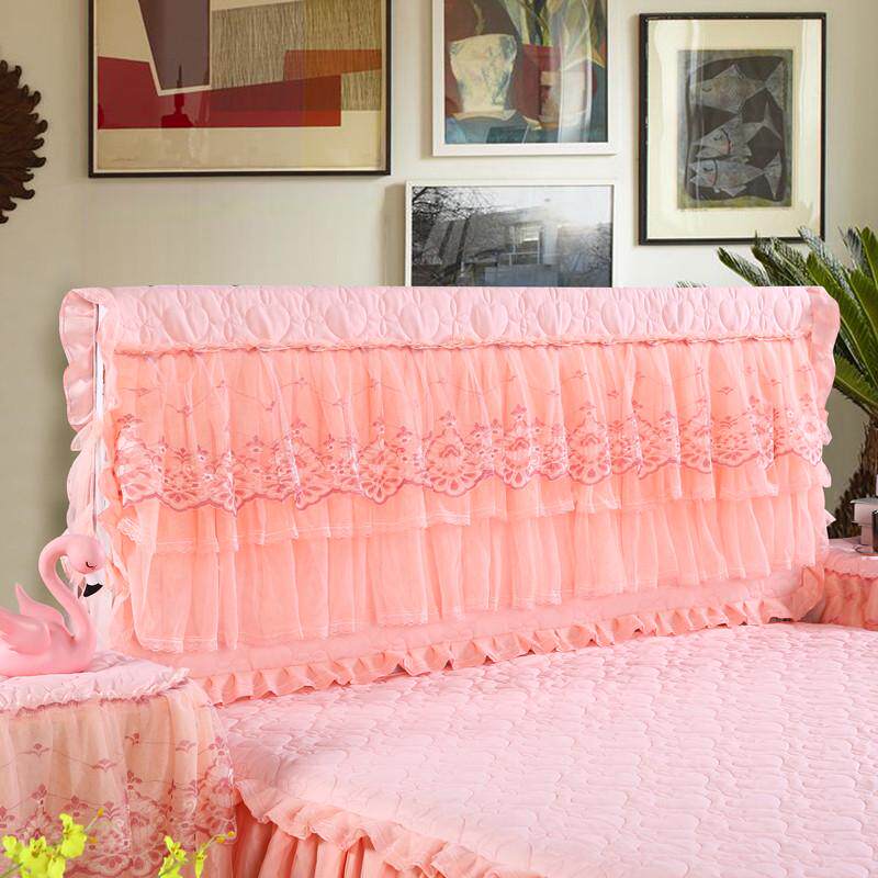8m9床头罩套公主防尘罩夹棉加厚韩式床1.5/1.8米蕾丝欧式布