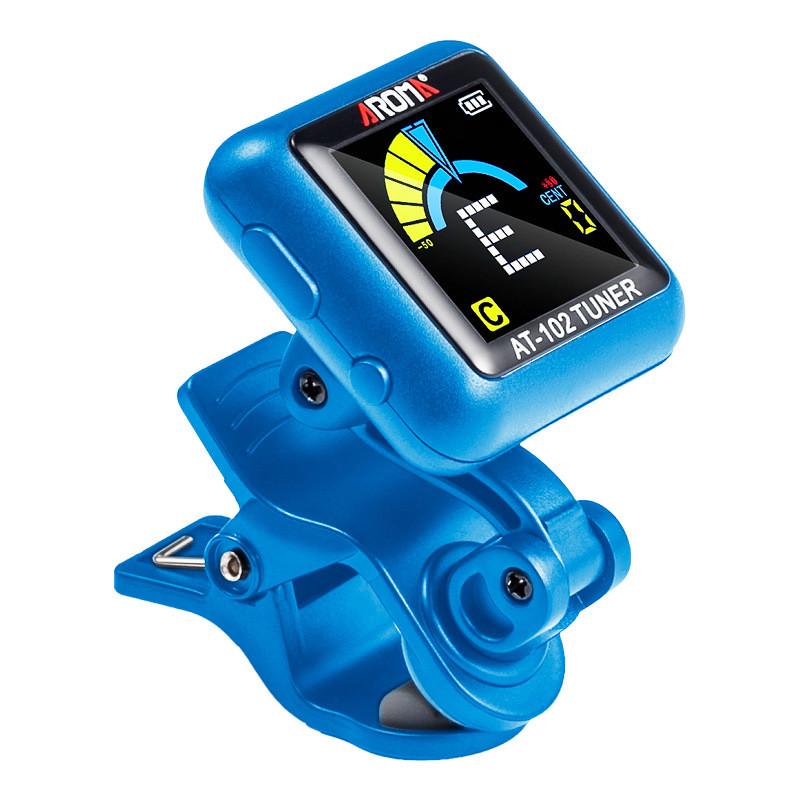 阿诺玛at-102彩屏吉他调音器小提琴校音器贝司款通用充电尤克里里