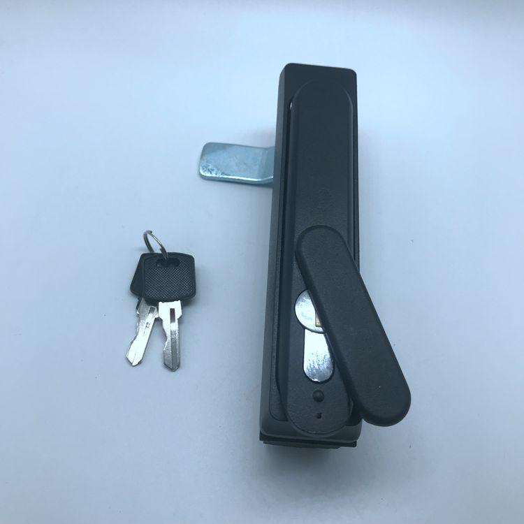 ms840-2机箱平面锁,电柜门锁,开关柜门锁,通信通讯黑色机柜锁