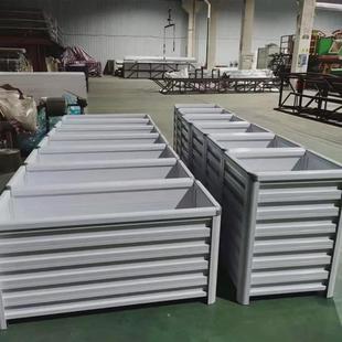 售楼部铝合金花箱铝板花坛景区道路商业街户外组合成品花槽