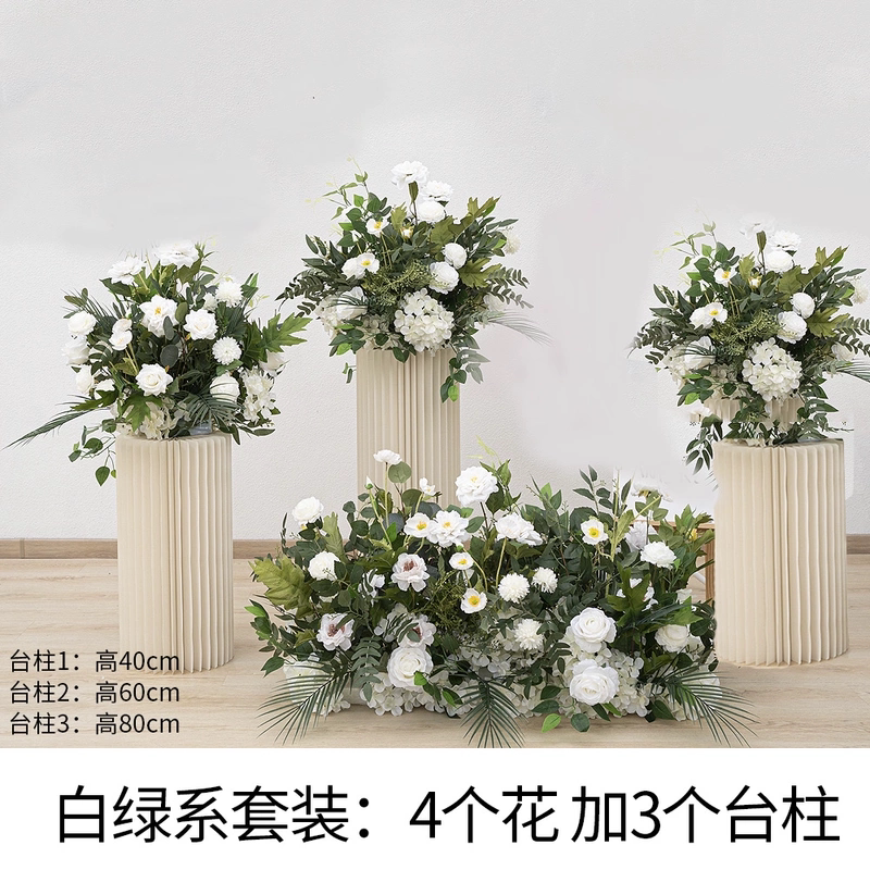 浅竺交车区仪式布置仿真花罗马柱装饰交车区摆件假花花球场景花柱,家居饰品,仿真花/假花,淘宝优惠券,粉丝福利购,淘宝优惠卷