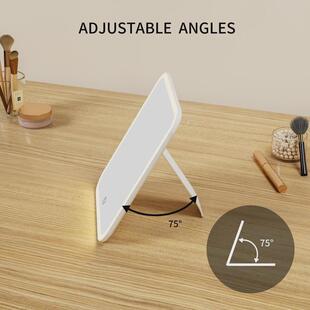 新品子led化妆镜带灯发光触摸灯镜led灯美容镜高品质补光镜热销