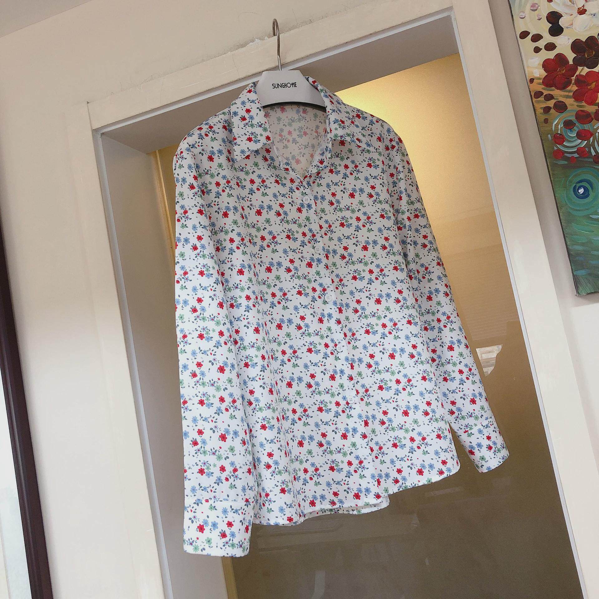 现货2025夏新款明星同款休闲甜美宽松单排扣搭配马甲棕色印花新款