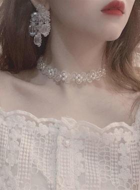 甲状腺术后遮挡神器夏天颈部遮疤神器项链丝巾颈纹时尚脖子饰品