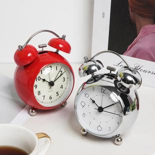 橡树庄园静音桌面小闹钟迷你卧室时钟学生网红起床神器床头钟表