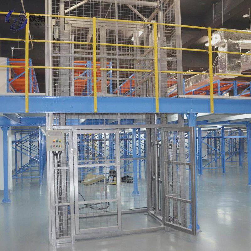 成都阁楼货架二层钢结构楼板楼梯工厂仓储库房阁楼平台重型货架