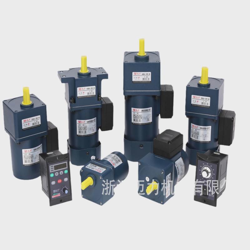 热销MAILI迈力电机带接线盒15/25/40/60/90W/120W/200W减速机可开