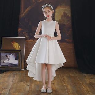 女童晚禮服公主裙高貴氣質(zhì)兒童鋼琴演出服模特走秀表演服童裝 洋氣