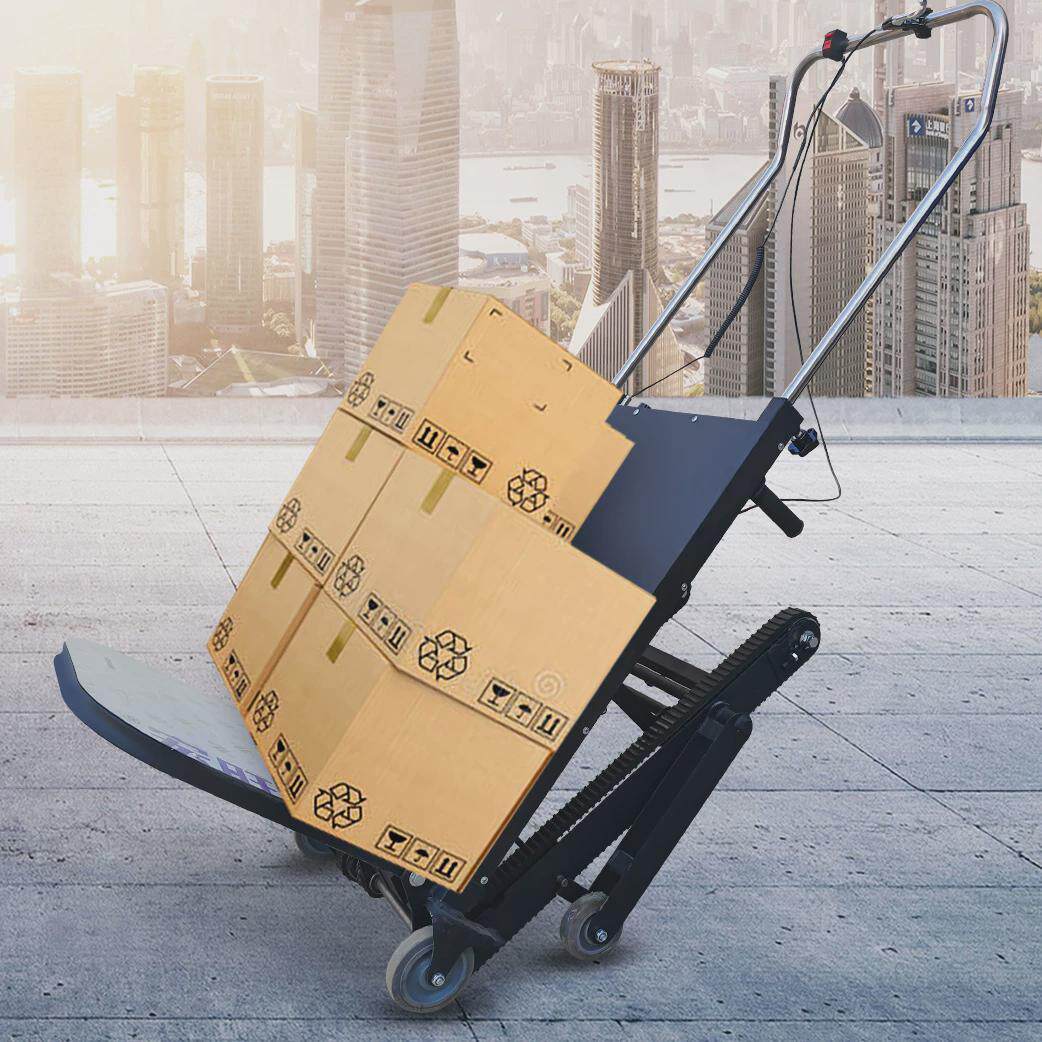 电动爬楼机履带爬楼神器上下楼梯建材家具平板车可折叠载物爬楼车