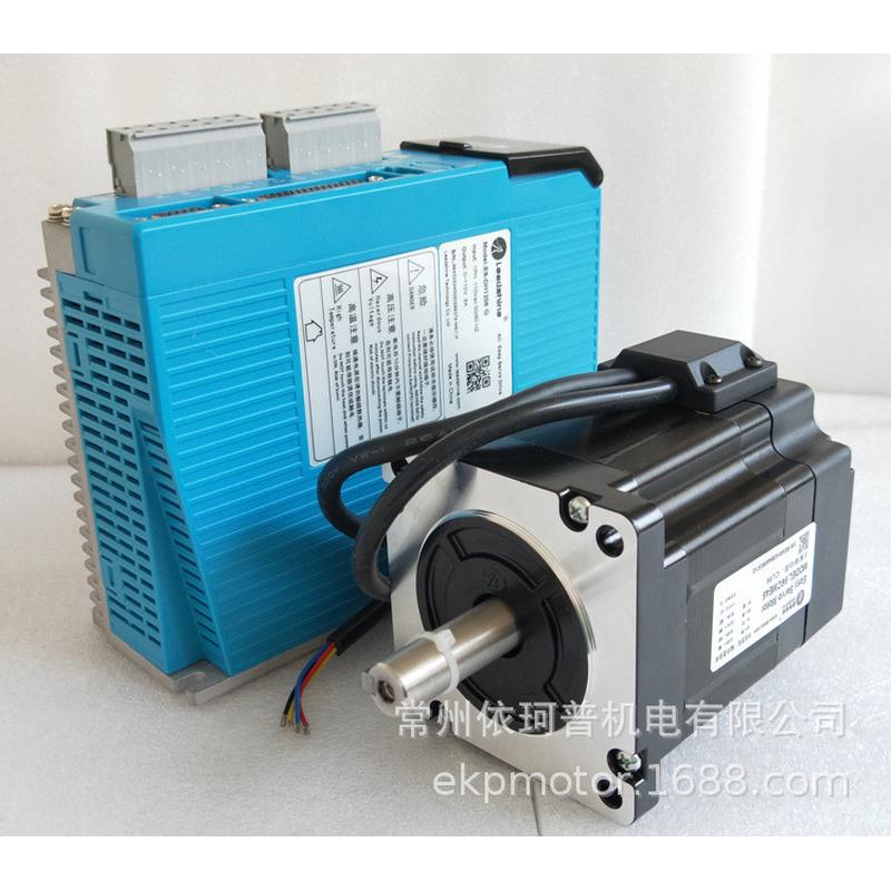 热销86二相高压闭环电机套装3.5N混合伺服输入110VHBS1108驱动器