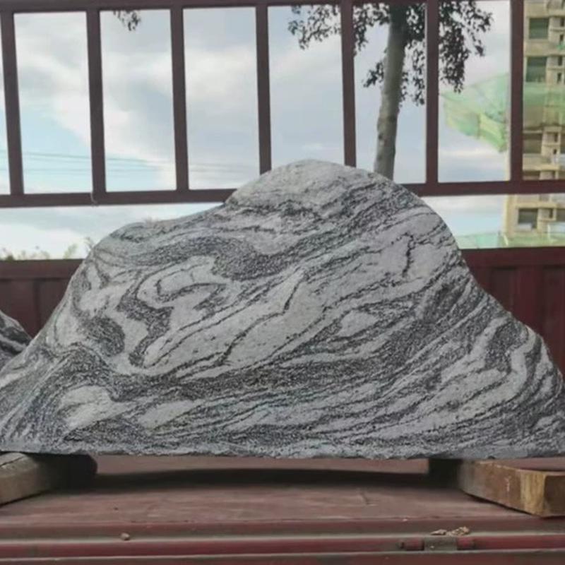 大型景观石雪浪石景观石头大型门口摆放立式卧石大块泰山石