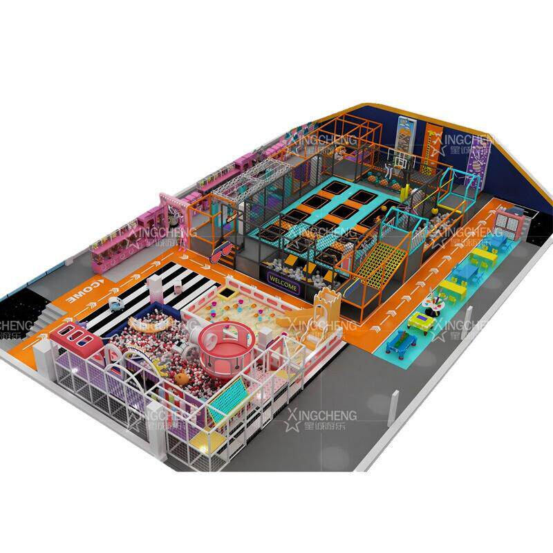 儿童乐园室内外网红大型成人公园蹦床健身粘粘乐蹦蹦床游乐场设备