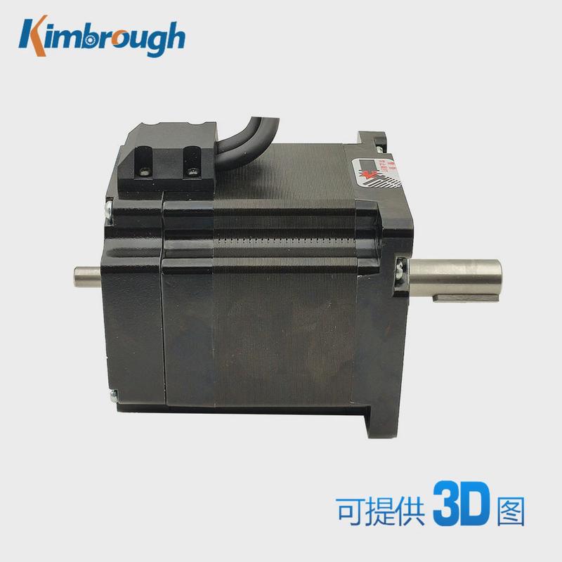 两相86步进电机闭环双轴力矩12.5nm机身长177mm轴径14mm