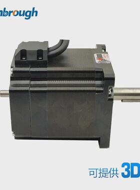 两相86双轴闭环步进电机机5.0nm力矩身长107mm轴径14mm