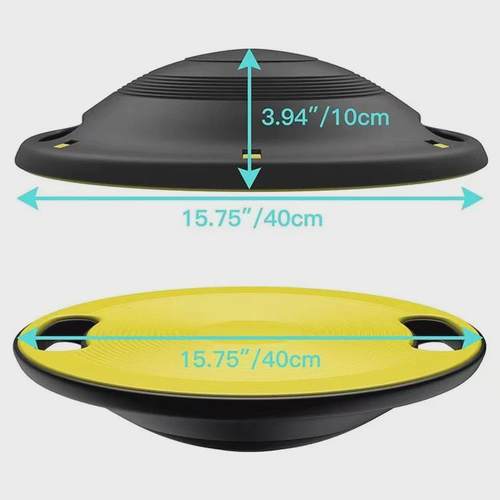 工厂39手抓孔健身平衡盘家用协调有氧核心训练踏板瑜伽防滑平衡板