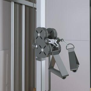 训练器飞鸟单边高位下低拉划船一体龙门架单边商用家用综合训练器