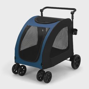 中户外多功能宠物推车大型犬出行大号代步狗狗车便携可折叠卖