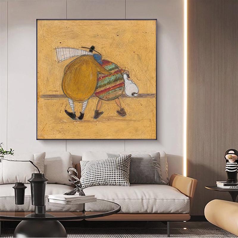 北欧小清新客厅玄关装饰画复古风书房餐厅壁画卧室床头儿童房挂画图片