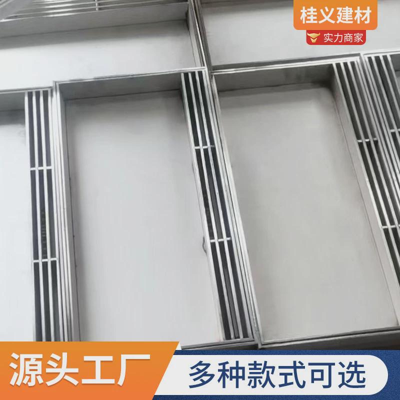 304电力市政通信污水燃气装饰圆方形下沉不锈钢井盖隐形井盖加工