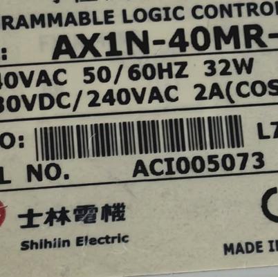 议价士林PLC控制器AX1N-40MR-ES 原装拆机实图 二手