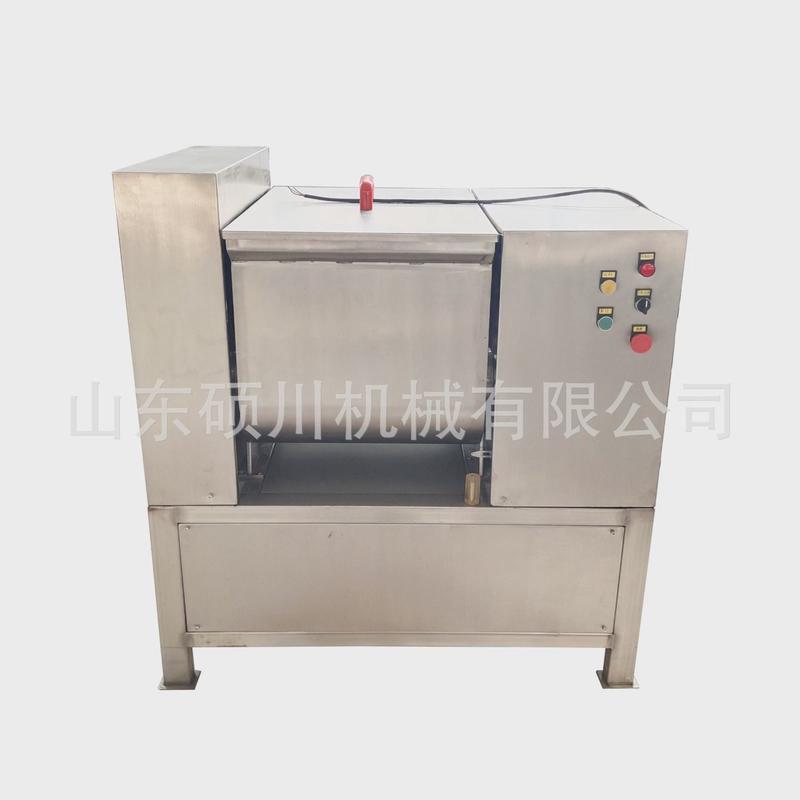 供应饺子馅包子馅电动翻斗出料拌馅机淀粉香肠肉馅双绞龙拌馅机