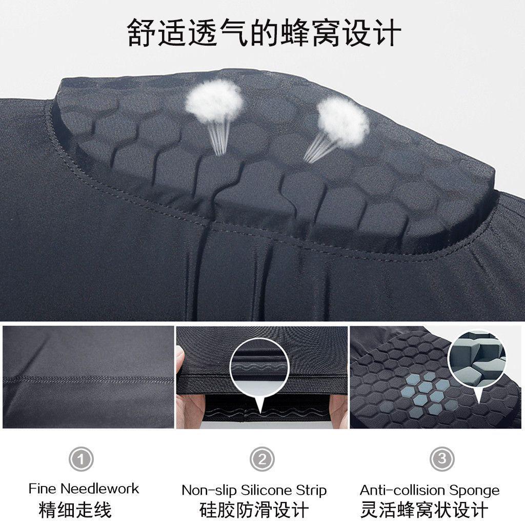 蜂窝护膝盖儿童成人篮球防摔防撞护腿套跳舞舞蹈透气护具夏季薄款