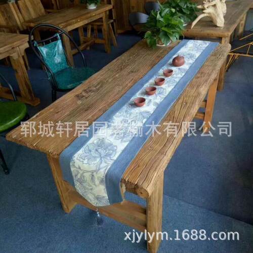 原木老榆木门板风化老榆木板材榆木牌匾吧台桌椅