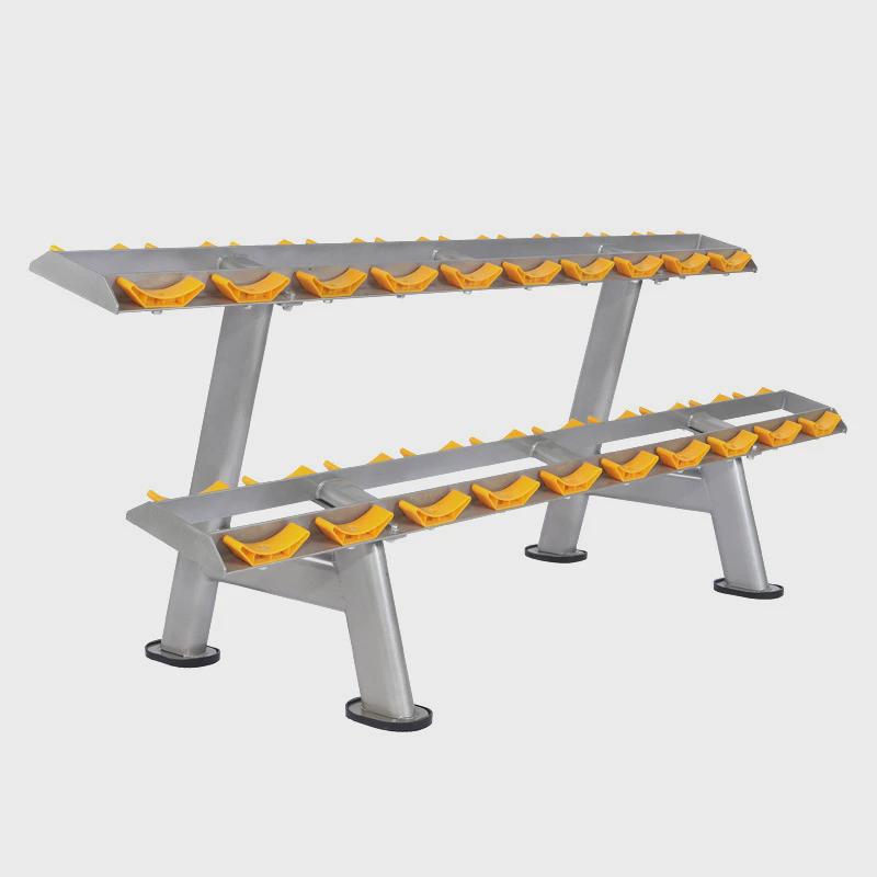 双层10付哑铃架专业商用固定收纳健身房私哑铃工作室教套装组合