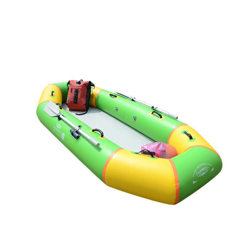 厂家加厚直供充气皮划艇3人钓鱼船户外运动pvc充气艇漂流船