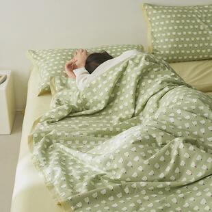 8dwl夏季云小棉大豆纤维夏凉被双人四件套可水洗机空调夏天洗薄被