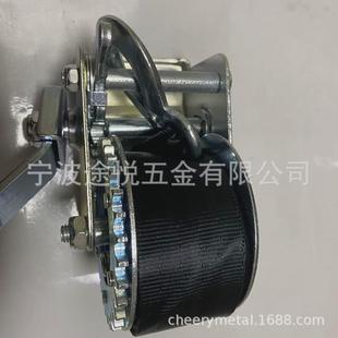绞盘供应1000lbs拖车绞盘带6米黑色织带游艇织带手动厂家