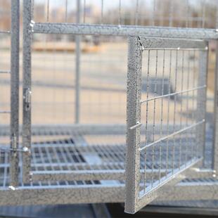 安美厂家直销狗笼金毛110/125拉布拉多笼子大型犬方管萨摩狗笼子