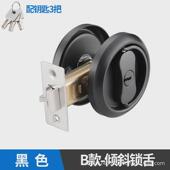 隐藏门锁背景墙卧室内房门锁储藏室门暗锁卫生间双钩防盗锁拉环锁