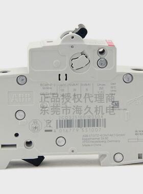 断路器低压空气开关微型abbs200系列s201-k4;2cds251001r0337