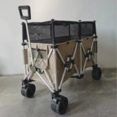 可折叠铝合金露营推车户外聚拢超大容量野营拖车营地车摆摊小拉车