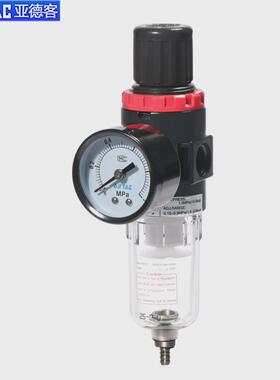 亚德客AFR2000气源处理器AFR1500调压过滤器空压机气体油水分离器
