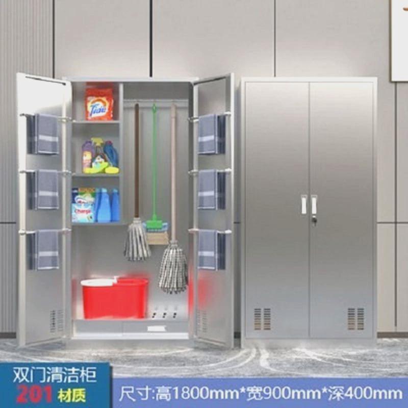 Y禊2阳台清洁柜办公用品拖把保洁工具收纳柜洞洞板阳台杂物家政储