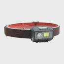 外贸户外感应红光cob头灯探险野营多档电量显示头戴式 led照明头灯