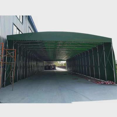 户外折叠活动帐篷移动棚子大排档推拉雨棚大型篮球场电动遮阳棚