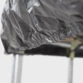 儿童商用圆形蹦床护罩成人弹簧蹦蹦床黑色防尘雨布防雨罩蹦床配件