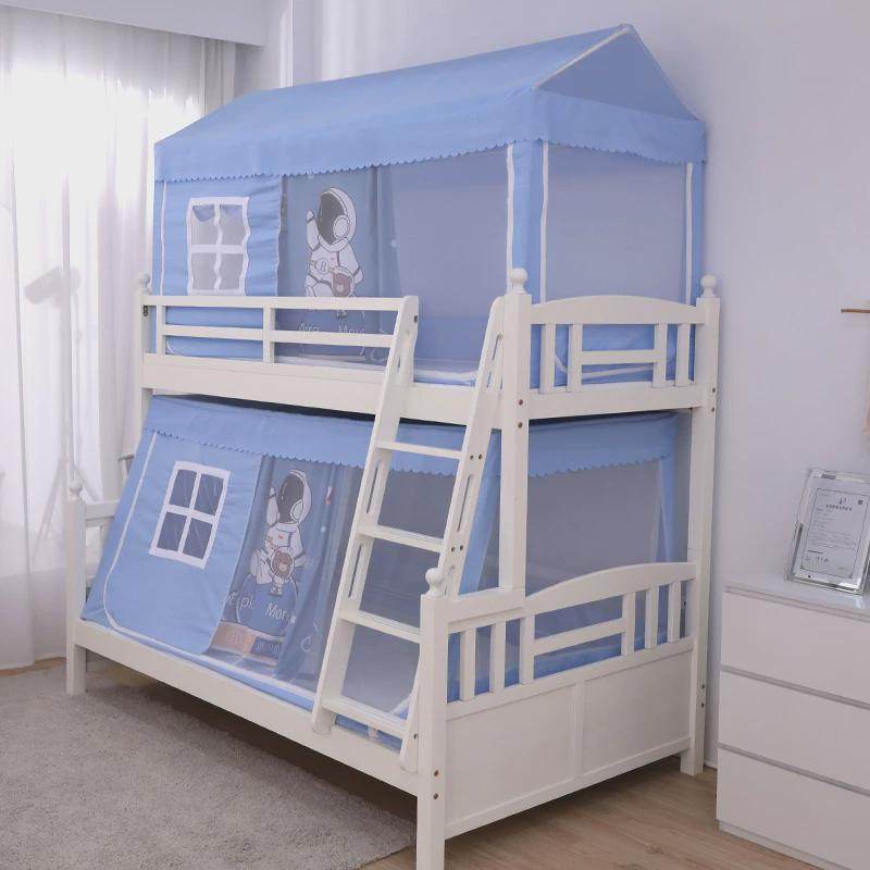 eq4f子母床蚊帐儿童防摔高低床上下床底全上下铺遮光床帘宿舍下铺,床上用品,蚊帐,淘宝优惠券,粉丝福利购,淘宝优惠卷